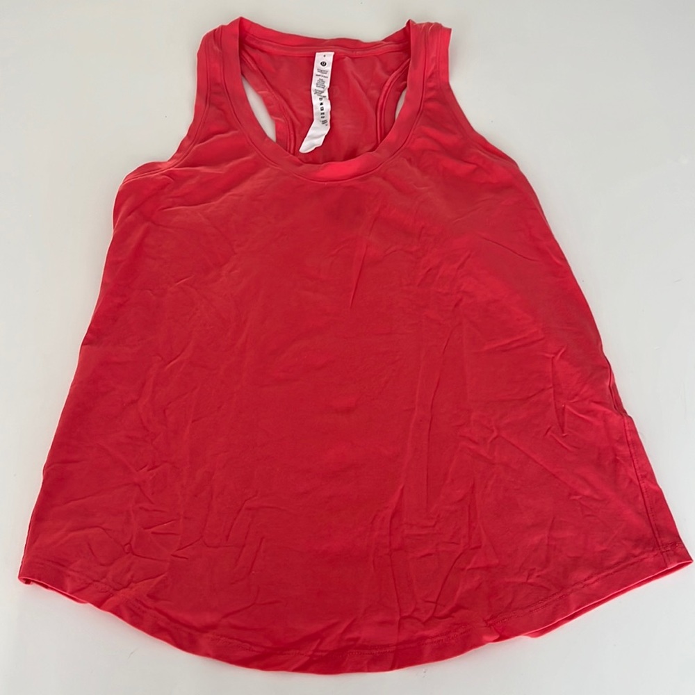 Lululemon Love Tank Top Racerback Pale Raspberry Size 4 - Picture 2 of 6